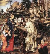 LIPPI, Filippino Apparition of The Virgin to St Bernard sg Norge oil painting reproduction